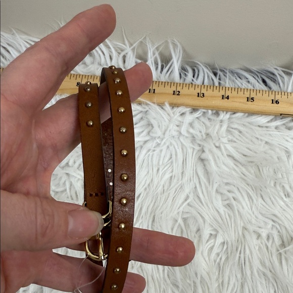 Banana Republic triple wrap Tan Studded leather Women's bracelet - Picture 3 of 7